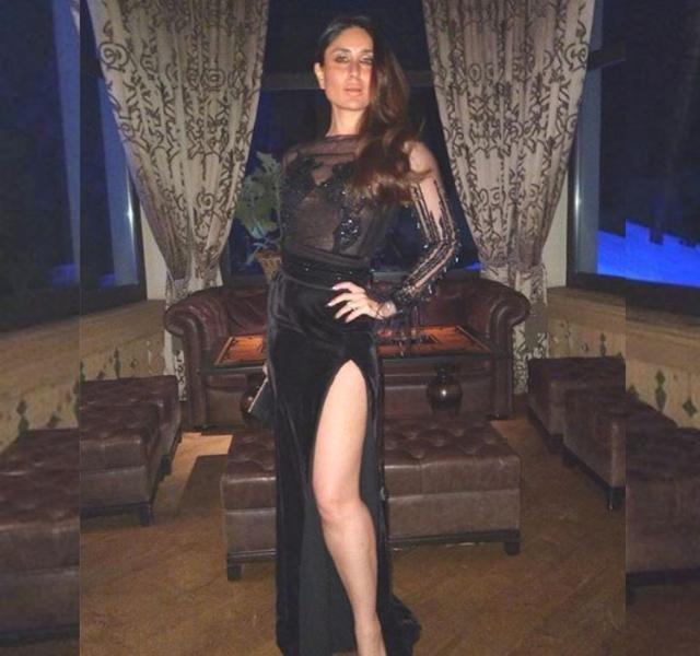 Kareena Kapoor proved wit her New Year’s dress that she’s not afraid to show off a little skin. (Instagram/ Manish Malhotra) Kareena Kapoor proved wit her New Year’s dress that she’s not afraid to show off a little skin. (Instagram/ Manish Malhotra)