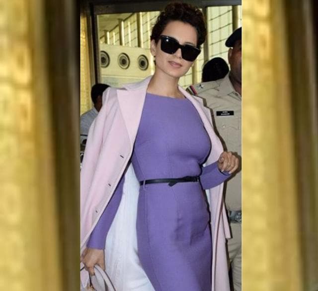 Kangana’s look goes straight from the airport out to drinks, dinner, or sightseeing. (Instagram) Kangana’s look goes straight from the airport out to drinks, dinner, or sightseeing. (Instagram)