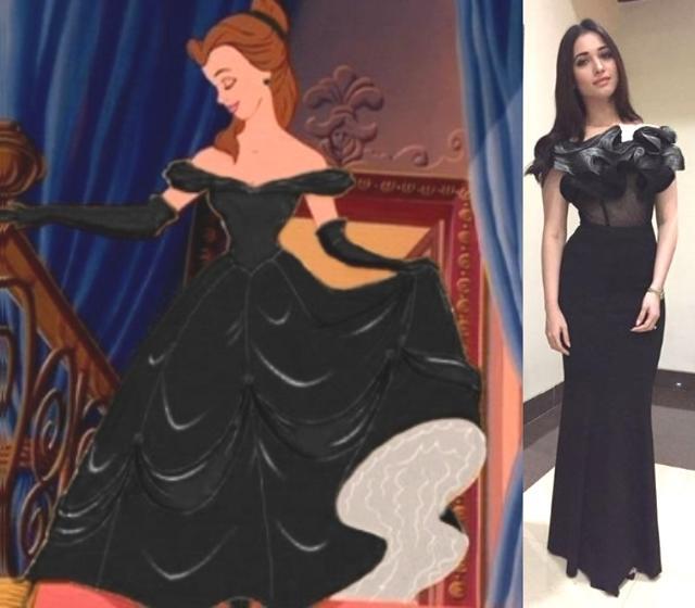Tamannaah’s Amit Aggarwal ensemble gave us so many Belle vibes. Agree?