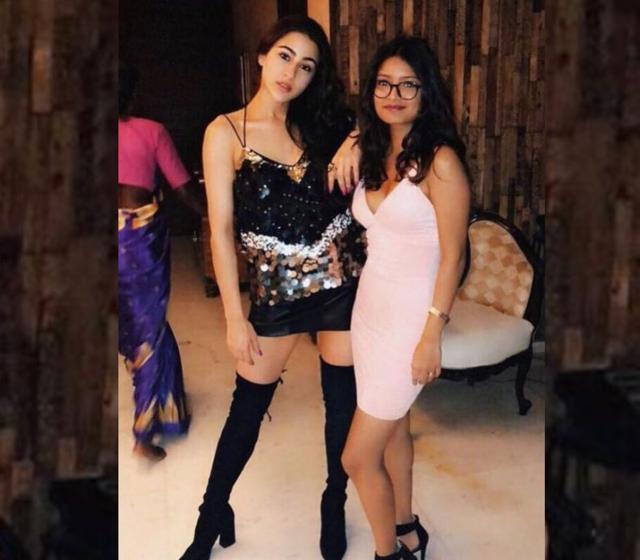 Sara Ali Khan pulls off daring miniskirt-boots outfit at Saif’s party ...