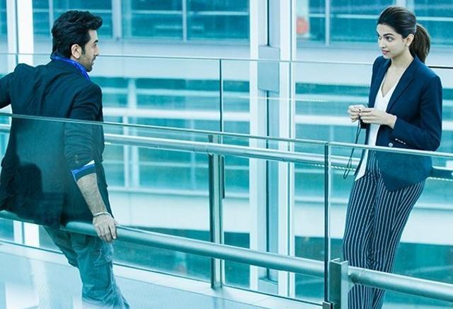 With ex-boyfriend and co-star Ranbir Kapoor in Tamasha. With ex-boyfriend and co-star Ranbir Kapoor in Tamasha.