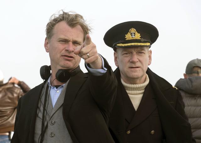 This image released by Warner Bros. Pictures shows director Christopher Nolan, left, on the set of Dunkirk with actor Kenneth Branagh. (AP) This image released by Warner Bros. Pictures shows director Christopher Nolan, left, on the set of Dunkirk with actor Kenneth Branagh. (AP)