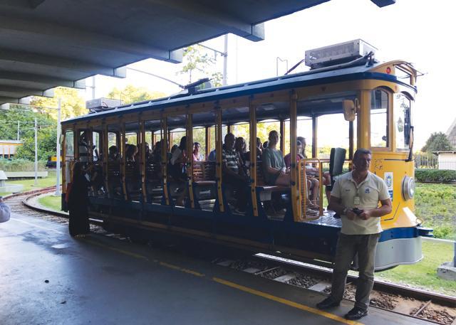 Head up the Santa Teresa Hill, in the old fashion “toy train” for a taste of culture Head up the Santa Teresa Hill, in the old fashion “toy train” for a taste of culture