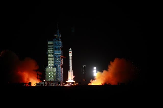 The launch of Tiangong 1 in September 2011. (Courtesy: China Manned Space) The launch of Tiangong 1 in September 2011. (Courtesy: China Manned Space)