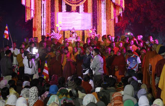 A midnight ceremony celebrating the 200th anniversary of the Bhima Koregaon. A midnight ceremony celebrating the 200th anniversary of the Bhima Koregaon.