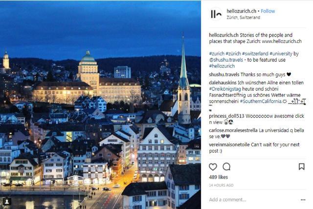 Zurich is a popular honeymoon destination that promises a romantic getaway experience that will enchant you for a lifetime. (HelloZurich/Instagram) Zurich is a popular honeymoon destination that promises a romantic getaway experience that will enchant you for a lifetime. (HelloZurich/Instagram)