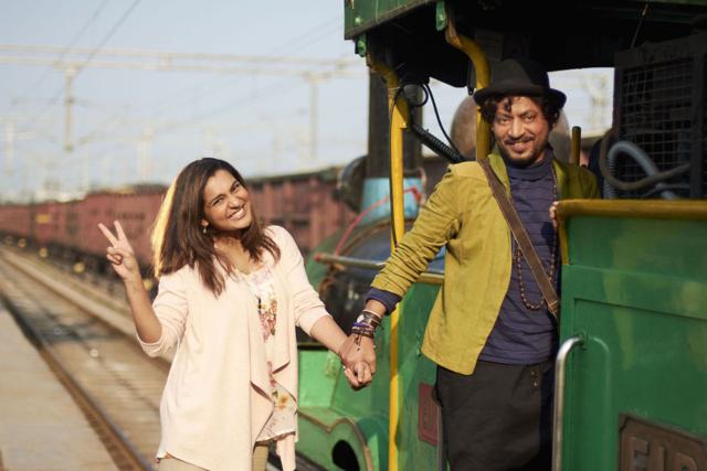 Parvathy and Irrfan Khan in a still from Qarib Qarib Singlle.
