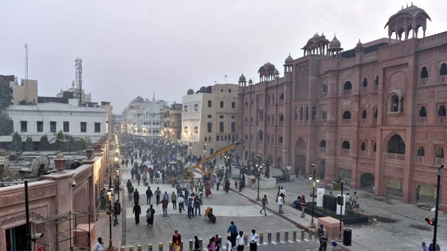 The Heritage Street in Amritsar. (HT Photo)