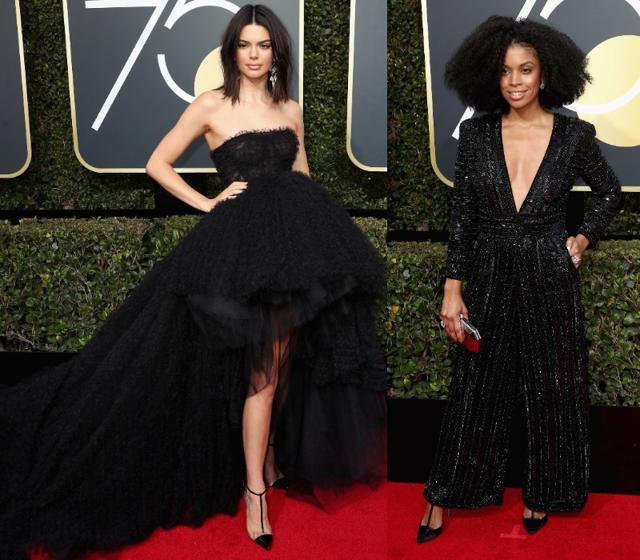 Black might have been the order of the day with model Kendall Jenner and actor Susan Kelechi Watson, among many others donning the colour. (Agencies) Black might have been the order of the day with model Kendall Jenner and actor Susan Kelechi Watson, among many others donning the colour. (Agencies)