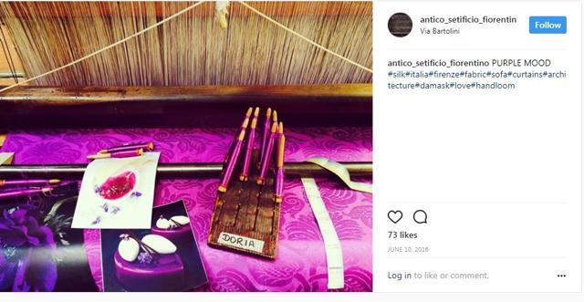 Antico Setificio Fiorentino is a silk factory founded in 1786. (Instagram/Antico Setificio Fiorentino) Antico Setificio Fiorentino is a silk factory founded in 1786. (Instagram/Antico Setificio Fiorentino)