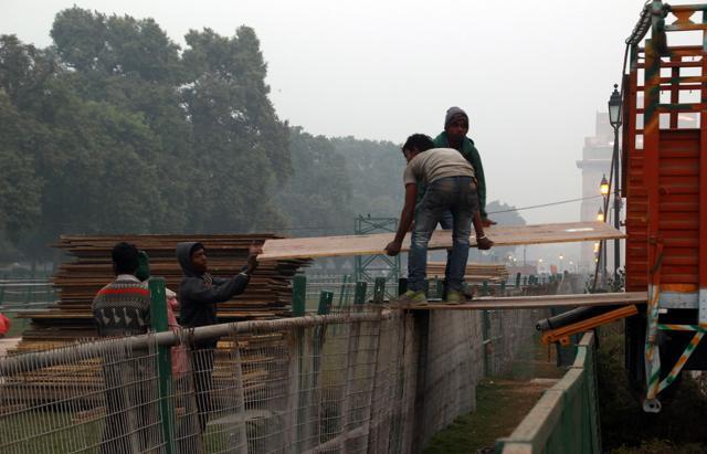 Preparation for seating arrangement also begins months in advance. (Shivam Saxena/HT Photo) Preparation for seating arrangement also begins months in advance. (Shivam Saxena/HT Photo)