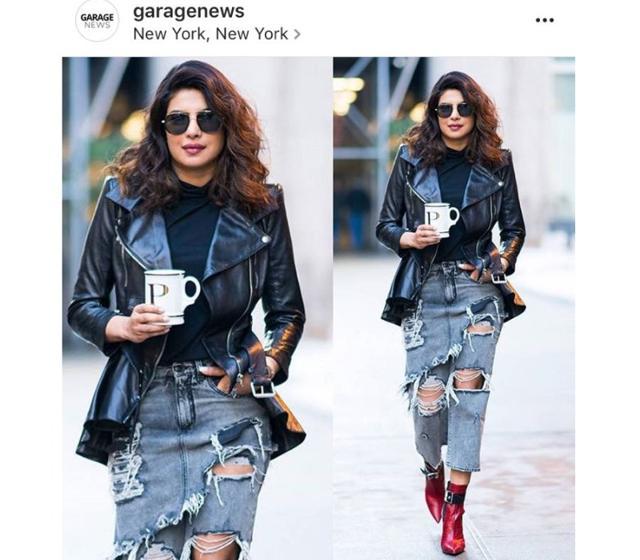 Even as her messy bed head gave her a sexy look, she kept her make-up neutral. (Instagram/ garagenews) Even as her messy bed head gave her a sexy look, she kept her make-up neutral. (Instagram/ garagenews)