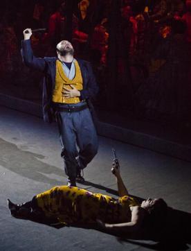 Carmen, the opera heroine, gets to live instead of being slain — thanks to a bold twist to the finale of the Bizet work by some who believe it's time to say enough to violence against women. (AP) Carmen, the opera heroine, gets to live instead of being slain — thanks to a bold twist to the finale of the Bizet work by some who believe it's time to say enough to violence against women. (AP)