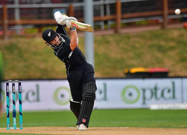 New Zealand's captain Kane Williamson bats during the third one day international against Pakistan. (AFP) New Zealand's captain Kane Williamson bats during the third one day international against Pakistan. (AFP)