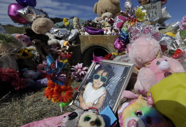 A photograph of 3-year-old Sherin Mathews sits by a makeshift memorial in Richardson, Texas. (AP File Photo) A photograph of 3-year-old Sherin Mathews sits by a makeshift memorial in Richardson, Texas. (AP File Photo)
