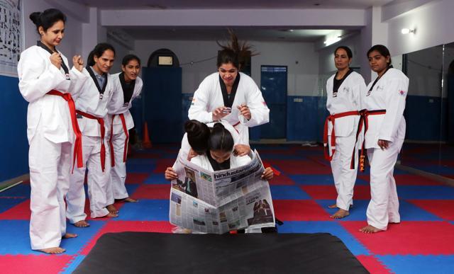 52-year-old Taekwondo champion trains Capital's women cops in self-defence