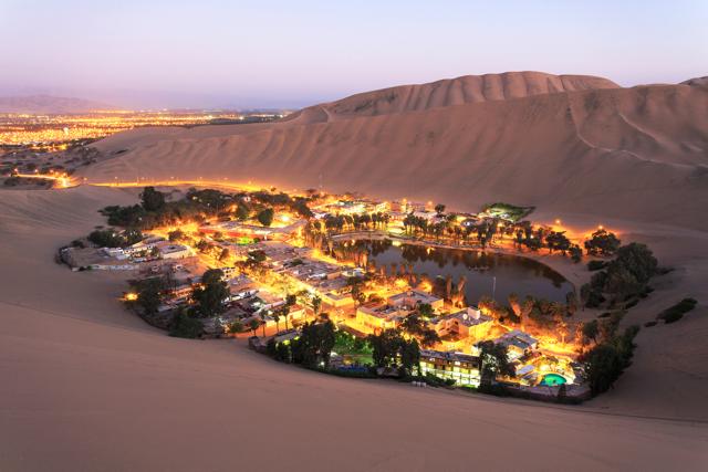Atacama Desert, Oasis of Huacachina, Peru (Getty Images/iStockphoto) Atacama Desert, Oasis of Huacachina, Peru (Getty Images/iStockphoto)
