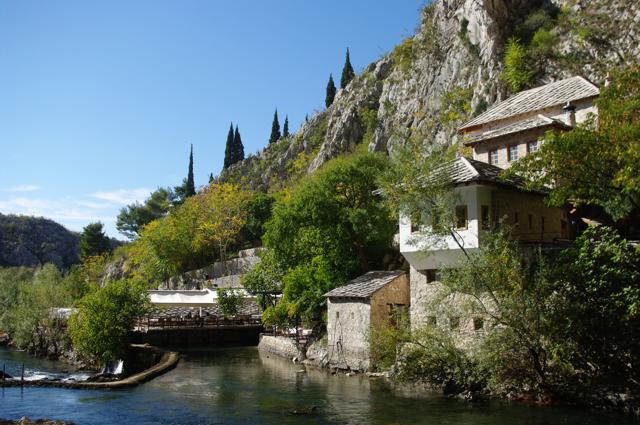 Hidden in the depths of Bosnia and Herzegovina, Blagaj Tekke is a monastery built for Dervish cults with the striking Buna River in its backdrop. (Getty Images/iStockphoto) Hidden in the depths of Bosnia and Herzegovina, Blagaj Tekke is a monastery built for Dervish cults with the striking Buna River in its backdrop. (Getty Images/iStockphoto)
