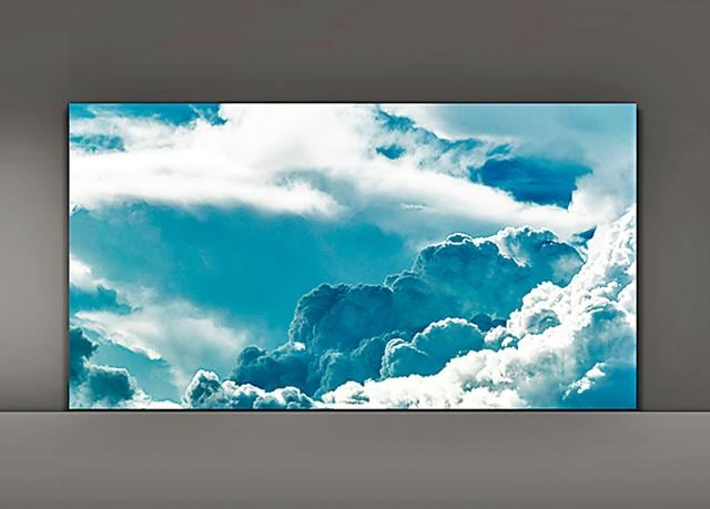 Samsung’s giant 140-inch TV is made up of multiple MicroLED TVs Samsung’s giant 140-inch TV is made up of multiple MicroLED TVs