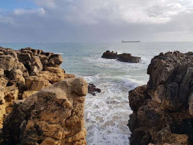 An oil tanker stands in the distance on Atlantic Ocean. (Picture courtesy: Abhimanyu/Am Klicks) An oil tanker stands in the distance on Atlantic Ocean. (Picture courtesy: Abhimanyu/Am Klicks)