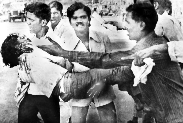 Bhagwat Jhadhav, 22, was killed by a grinding stone thrown off a terrace while a Dalit Panther morcha was passing through a Bombay neighbourhood. (Courtesy Forward Press) Bhagwat Jhadhav, 22, was killed by a grinding stone thrown off a terrace while a Dalit Panther morcha was passing through a Bombay neighbourhood. (Courtesy Forward Press)