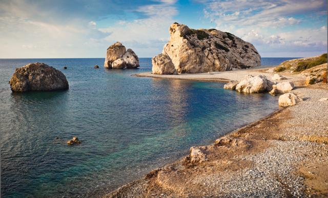 It is believed that Aphrodite rose out of the foam near the ancient town of Paphos. (Shutterstock)