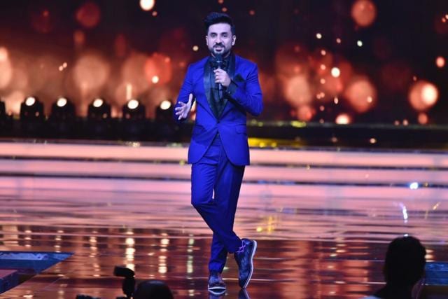 Vir Das in action. Vir Das in action.