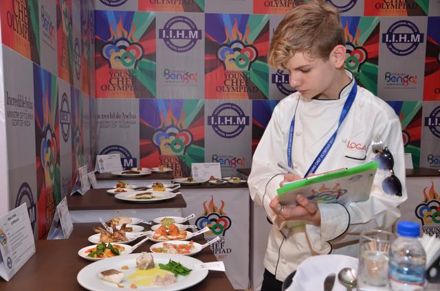 MasterChef Junior US 2014 Winner Logan Guleff judging the dishes at YCO 2017.
