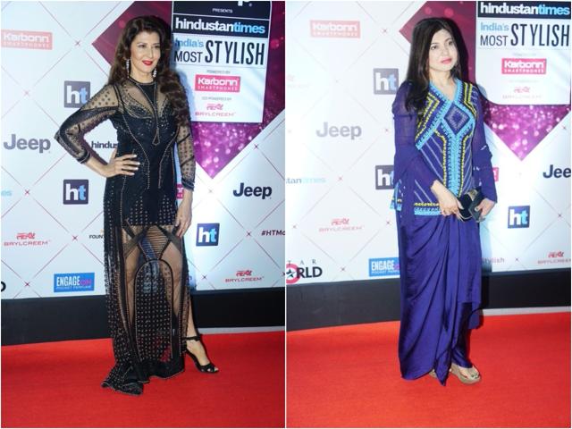 Sangeeta Bijlani and Alka Yagnik at the HT India’s Most Stylish Awards. (HT Photo/Prodip Guha) Sangeeta Bijlani and Alka Yagnik at the HT India’s Most Stylish Awards. (HT Photo/Prodip Guha)