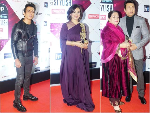 Sonu Sood, Divya Dutta and Shekhar Suman at HT India’s Most Stylish Awards. (HT Photo/Prodip Guha) Sonu Sood, Divya Dutta and Shekhar Suman at HT India’s Most Stylish Awards. (HT Photo/Prodip Guha)
