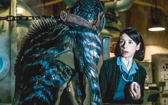 A still from the film, The Shape of Water, which has got 13 nominations at the Oscars 2018. A still from the film, The Shape of Water, which has got 13 nominations at the Oscars 2018.
