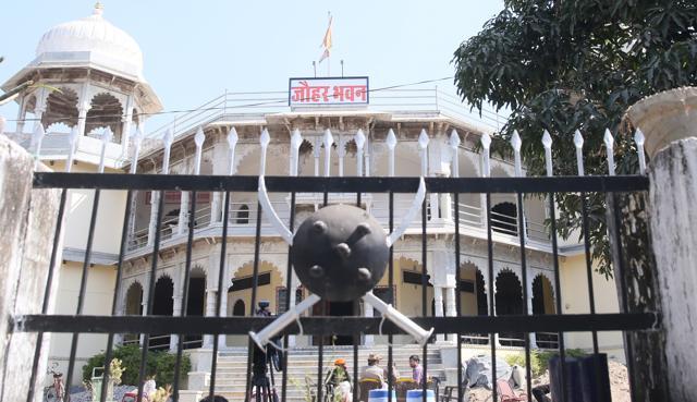 Jauhar Bhavan in Chittor. (Himanshu Vyas/HT Photo) Jauhar Bhavan in Chittor. (Himanshu Vyas/HT Photo)