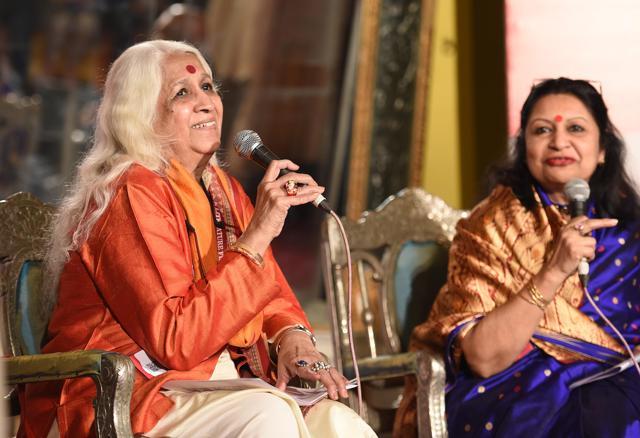 Esther David during the session. (Raj K Raj/HT PHOTO) Esther David during the session. (Raj K Raj/HT PHOTO)