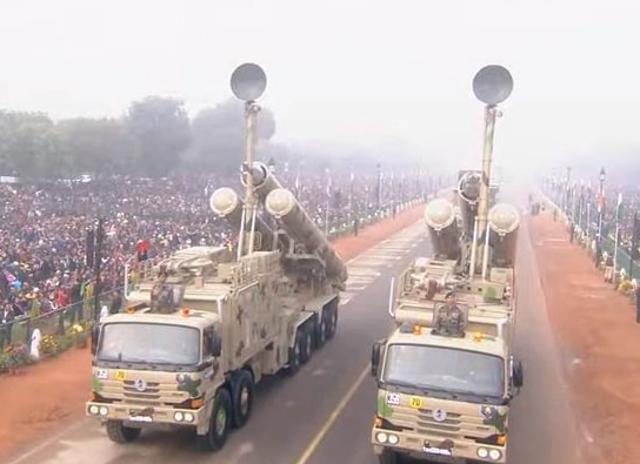 Brahmos Missile System of 881 Missile Regiment is the only Super Sonic Cruise Missile presently available in the world. (ANI Twitter) Brahmos Missile System of 881 Missile Regiment is the only Super Sonic Cruise Missile presently available in the world. (ANI Twitter)