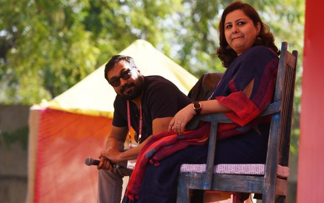 Kashyap was in conversation with Vani Tripathi Tikoo. (Raj K Raj/HT PHOTO)