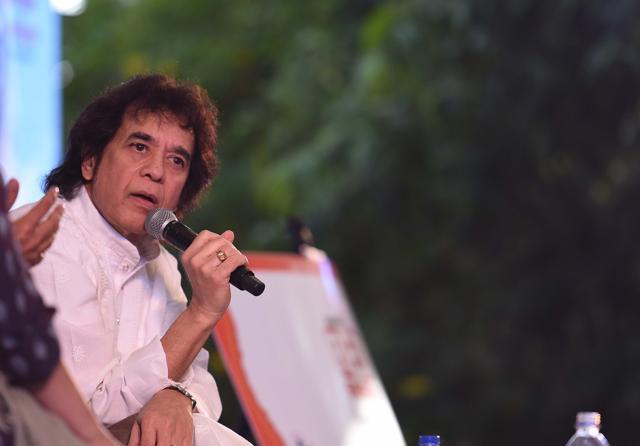 “If you are mad enough to be in the art world, you have to take a leap of faith and believe the spirit it provides,” the tabla maestro said. (Raj K Raj/HT PHOTO) “If you are mad enough to be in the art world, you have to take a leap of faith and believe the spirit it provides,” the tabla maestro said. (Raj K Raj/HT PHOTO)