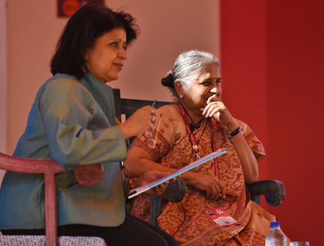 Sudha Murty’s latest book, The Man from the Egg, features stories of three Hindu deities – Brahma, Vishnu and Shiva. (Raj K Raj/HT PHOTO) Sudha Murty’s latest book, The Man from the Egg, features stories of three Hindu deities – Brahma, Vishnu and Shiva. (Raj K Raj/HT PHOTO)