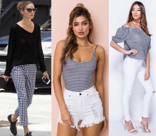 Three chic ways to rock gingham for different occasions. (Instagram)