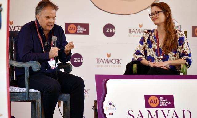 Calling Trump a “political genius”, Frei explained that the US president had realised that brand-making was a successful business, and his presidency is essentially a “brand preservation exercise on a global scale”. (Raj K Raj/HT PHOTO) Calling Trump a “political genius”, Frei explained that the US president had realised that brand-making was a successful business, and his presidency is essentially a “brand preservation exercise on a global scale”. (Raj K Raj/HT PHOTO)
