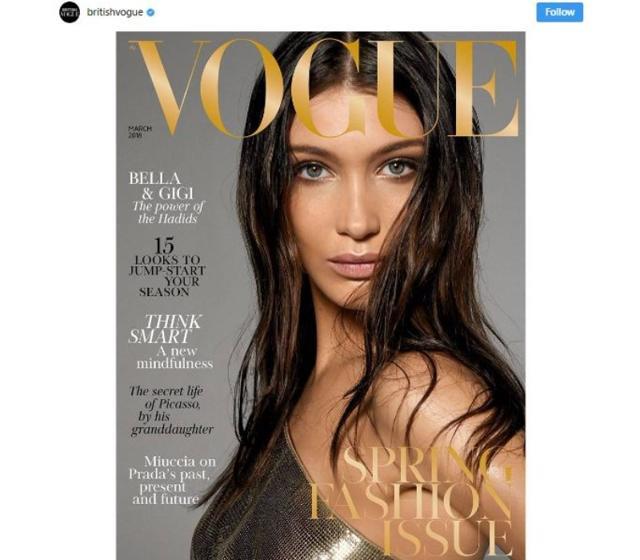 People are accusing British Vogue of going “overboard” with Photoshop. (Instagram/ British Vogue) People are accusing British Vogue of going “overboard” with Photoshop. (Instagram/ British Vogue)