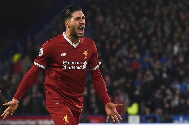 Emre Can gave Liverpool the lead and dominated against Huddersfield Town. (AFP) Emre Can gave Liverpool the lead and dominated against Huddersfield Town. (AFP)