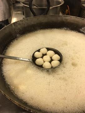 The secret of a perfectly soft rasgulla is partly the milk