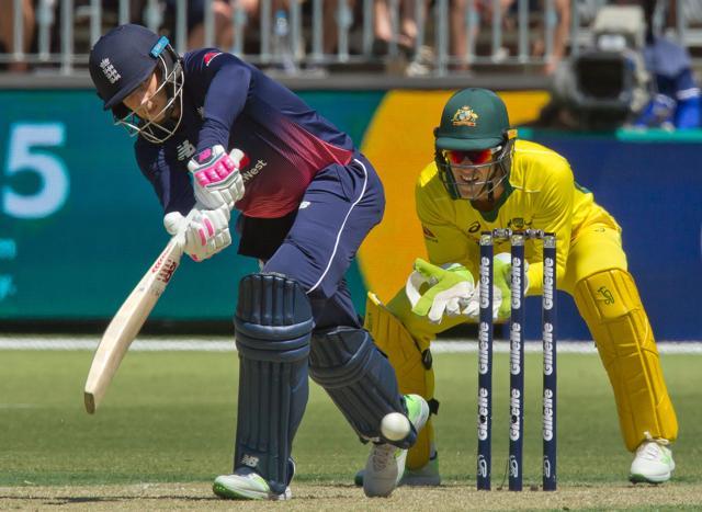 Joe Root during the fifth one-day international (ODI) cricket match between England and Australia at the Optus Perth stadium in Perth on January 28, 2018. (AFP) Joe Root during the fifth one-day international (ODI) cricket match between England and Australia at the Optus Perth stadium in Perth on January 28, 2018. (AFP)