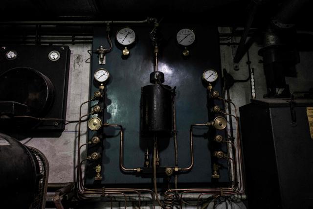 The ventilation system of the bunker. (AFP) The ventilation system of the bunker. (AFP)