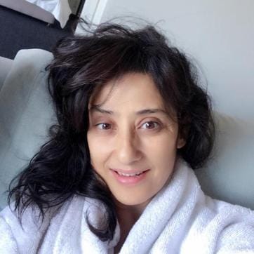 Morning selfie! (Manisha Koirala’s Instagram) Morning selfie! (Manisha Koirala’s Instagram)