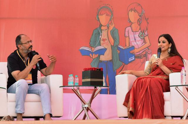 Actress Vidya Balan at Gujarat literature cultural festival. (PTI) Actress Vidya Balan at Gujarat literature cultural festival. (PTI)