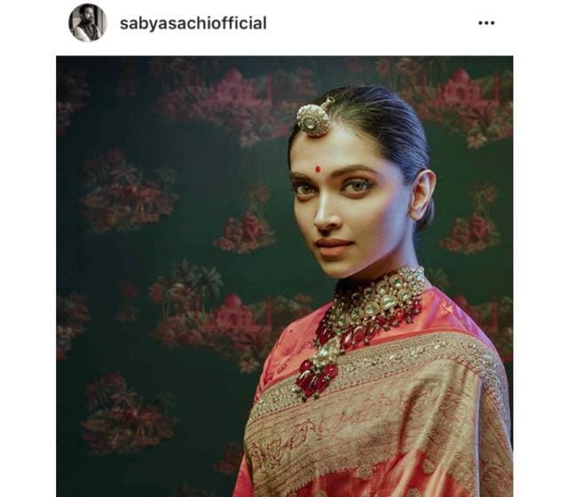 Instagram/ sabyasachiofficial Instagram/ sabyasachiofficial