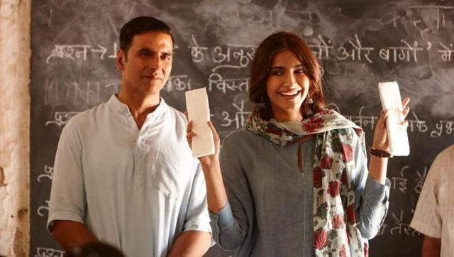 Akshay Kumar and Sonam Kapoor in Pad Man, directed by R Balki. Akshay Kumar and Sonam Kapoor in Pad Man, directed by R Balki.