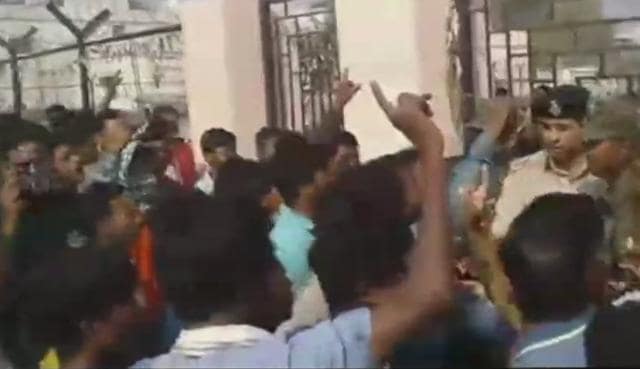 Odisha Mob Attacks Cops Sets Fire To Police Station Over Custodial