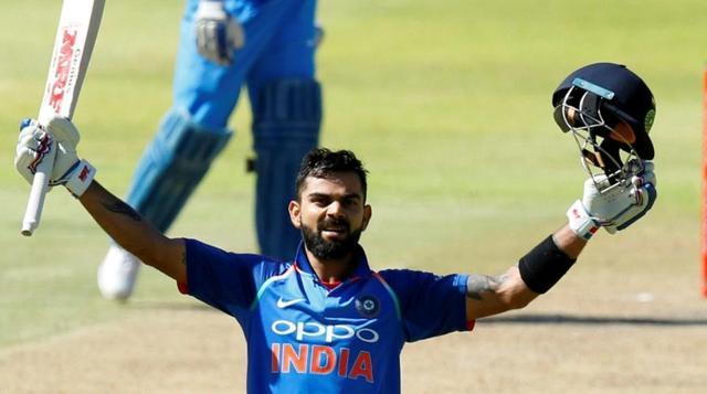Virat Kohli scord his 34rd ODI ton in the third match against South Africa. (REUTERS) Virat Kohli scord his 34rd ODI ton in the third match against South Africa. (REUTERS)